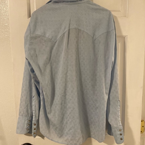 Vintage Levi's Blue Casual Button Down Shirt - Picture 2 of 3